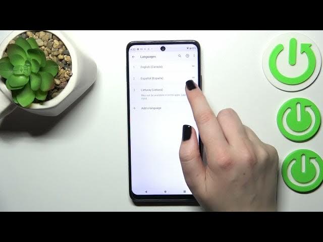Video thumbnail for How to Modify Interface Language on the MOTOROLA One 5G Ace - Change the System Language