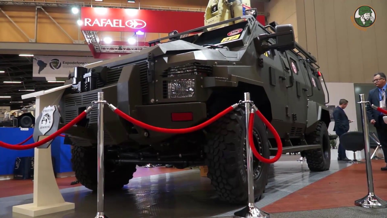 Video thumbnail for Streit Group military and security vehicles for South America market ExpoDefensa 2017 Bogota Colombi