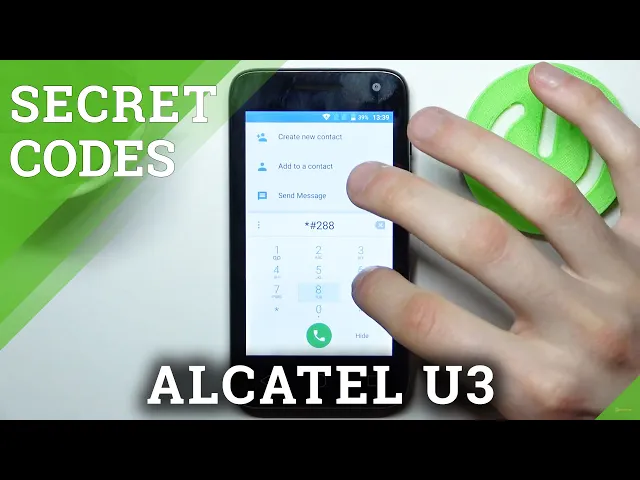 Video thumbnail for How to Use Secret Codes on ALCATEL U3 – Open Hidden Modes