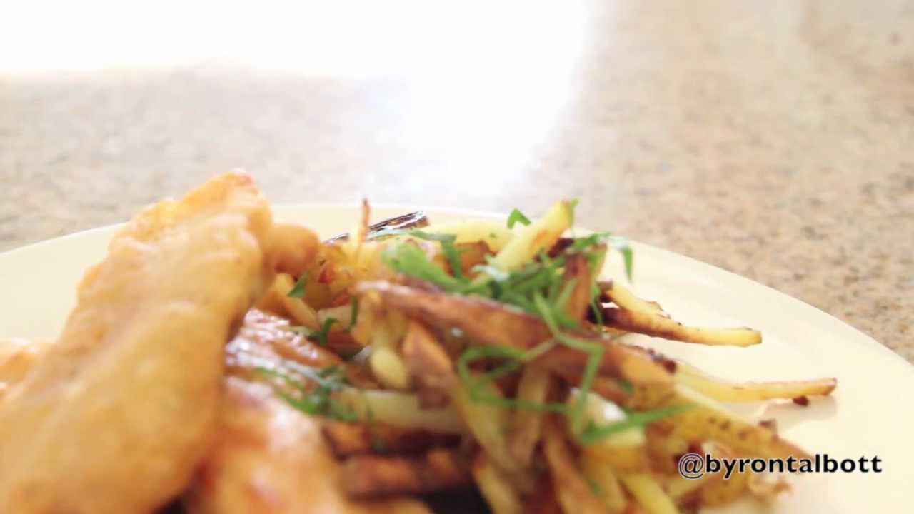 Video thumbnail for Fish & Chips, Creators Invade London-How to and Recipe | Byron Talbott
