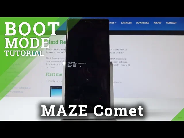 Video thumbnail for How to Enter Boot Mode in Maze Comet - Bootloader Mode Activation