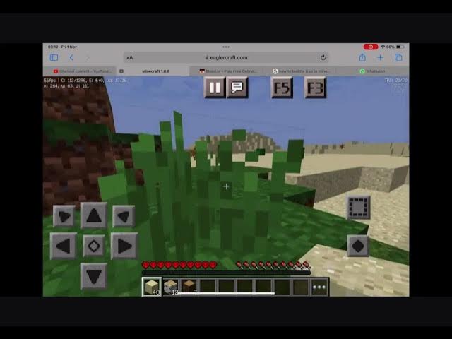 Video thumbnail for First time playing hard-core in Minecraft