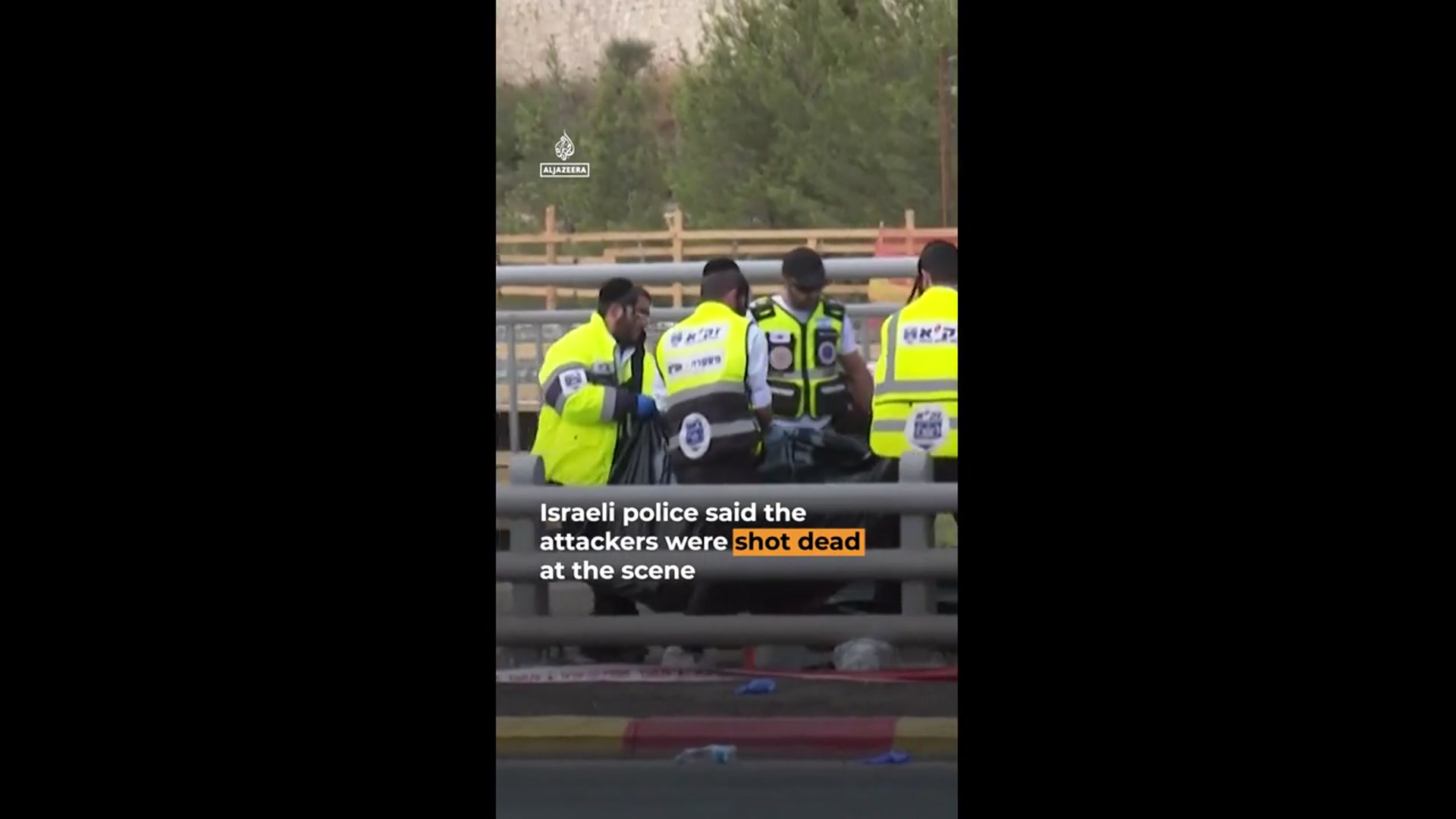 'Video thumbnail for Suspected Palestinian gunmen kill six people in East Jerusalem'