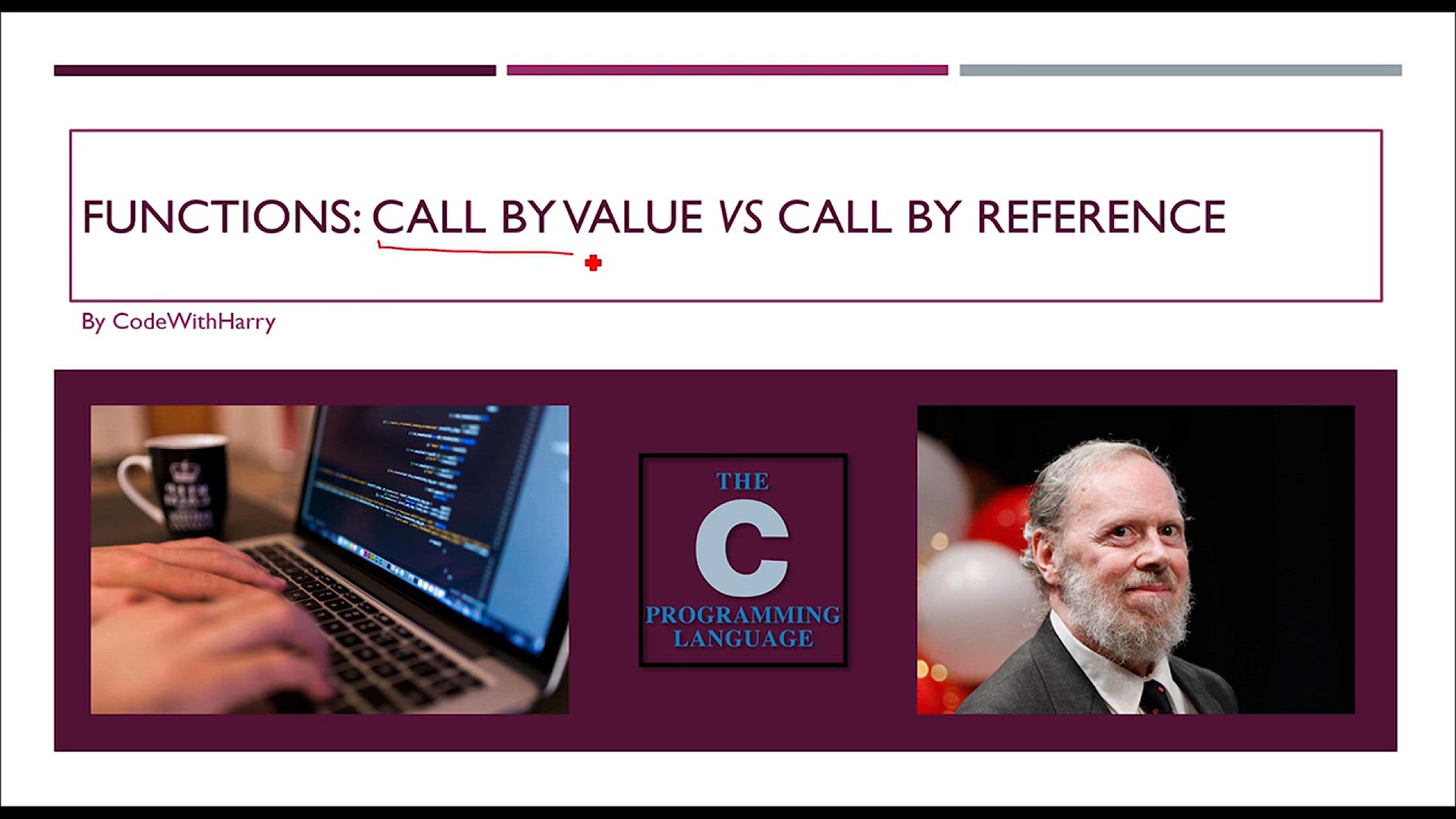 'Video thumbnail for Call by Value & Call By Reference In C_ C Tutorial In Hindi #31'