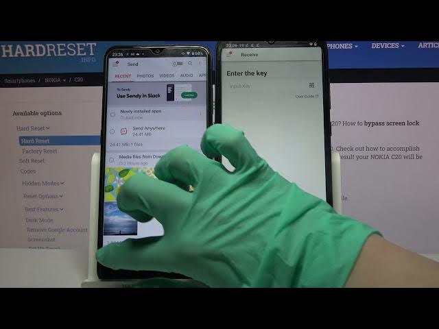 Video thumbnail for How to Transfer Data from Android Phone to NOKIA C20 – Migrate Data from Android by Send Anywhere