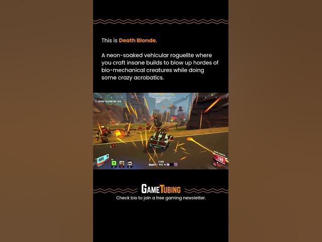 Video thumbnail for This is Death Blonde - A chaotic vehicular roguelite