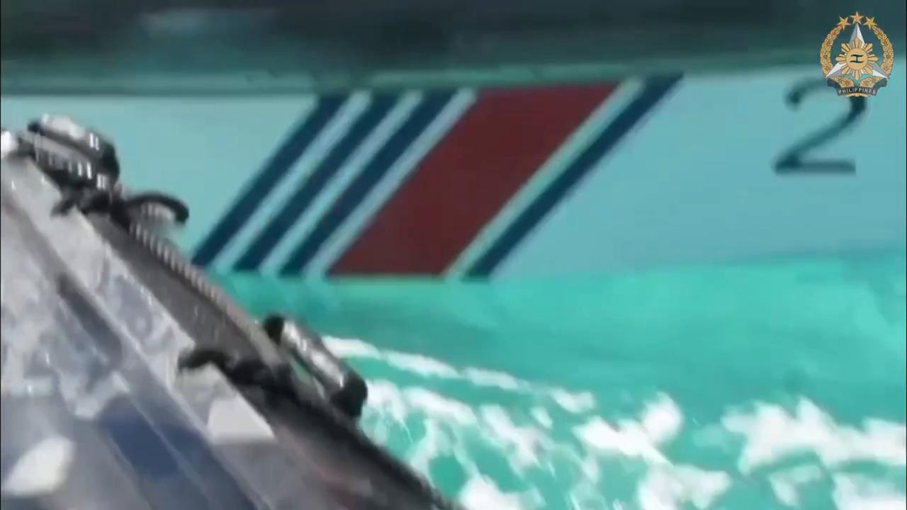 Video thumbnail for Philippines: Philippines accuses Chinese Coast Guard of hitting, wounding serviceman in disputed waters.