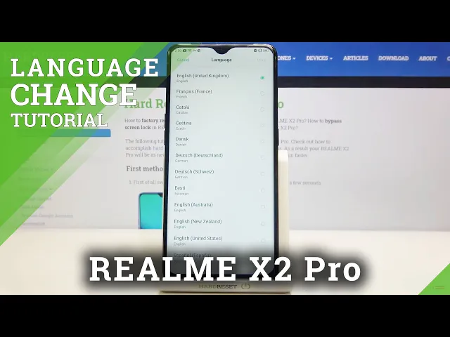 Video thumbnail for How to Set Up System Language on REALME X2 Pro – Change Language