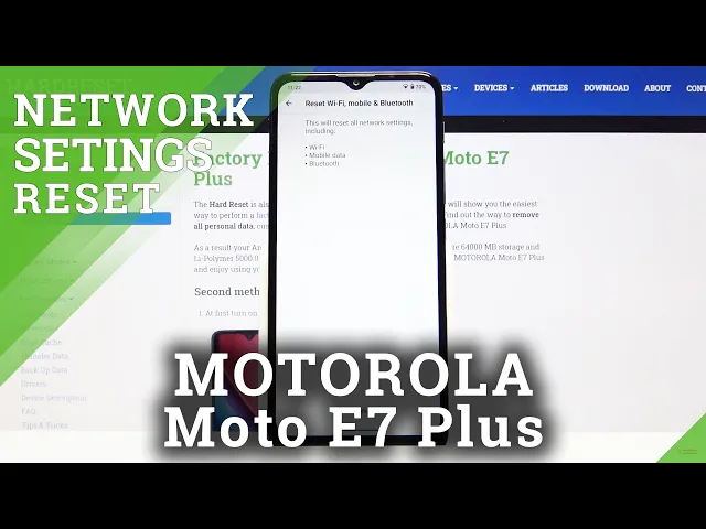 Video thumbnail for How to Reset Network Settings in MOTOROLA Moto E7 Plus – Restore Network Defaults