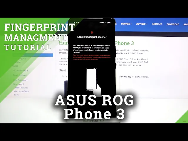 Video thumbnail for How to Add Fingerprint to ASUS ROG Phone 3 – Add Fingerprint Screen Lock