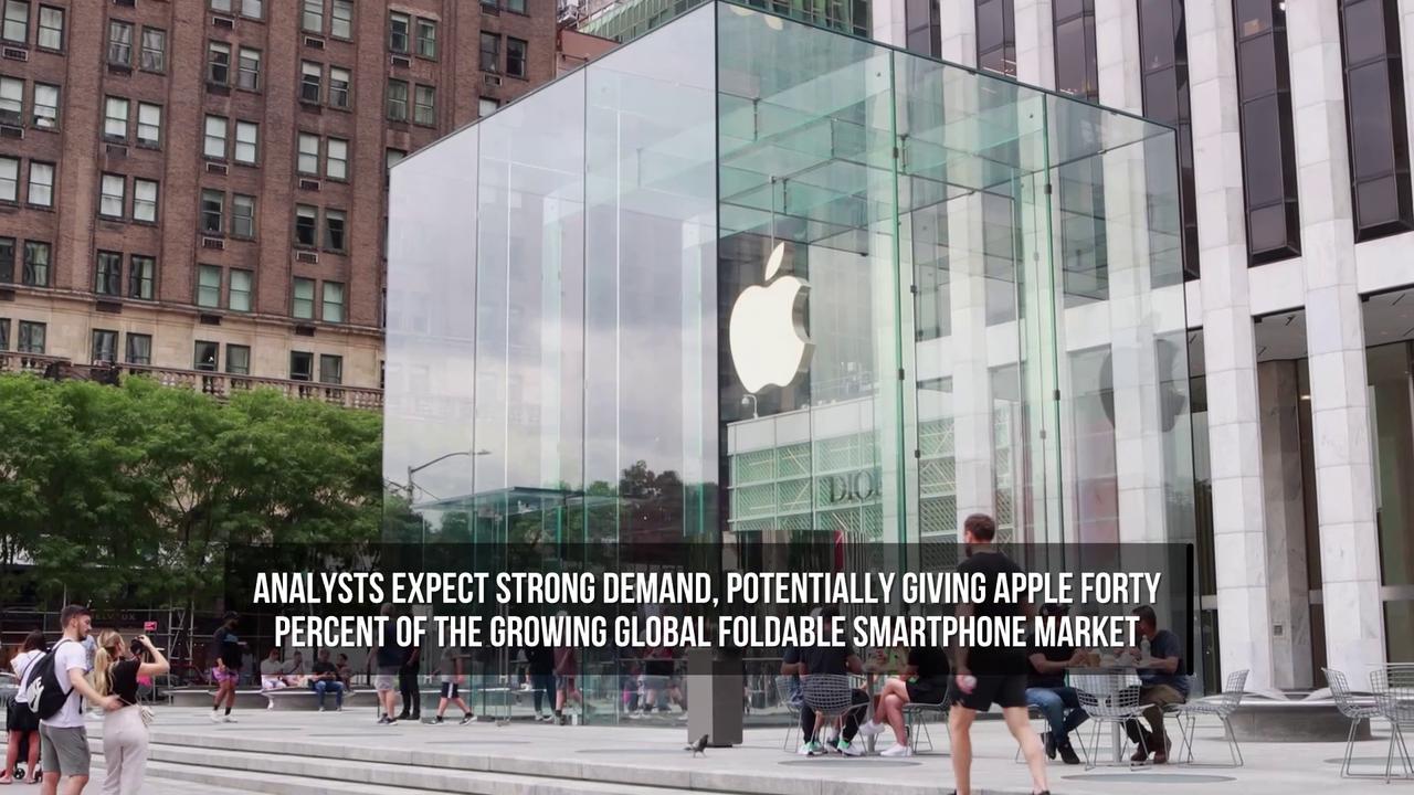 Video thumbnail for Apple Enters Foldable Phone Market With $1,999 iPhone Duo.
