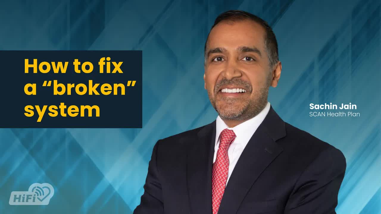 Video thumbnail for hifi-health-news: medicare advantage ceo on fixing the broken healthcare system with scan health plan