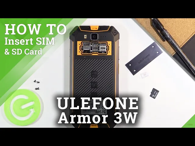 Video thumbnail for How to Install SIM & SD Card in ULEFONE Armor 3W – Find SIM & SD Tray