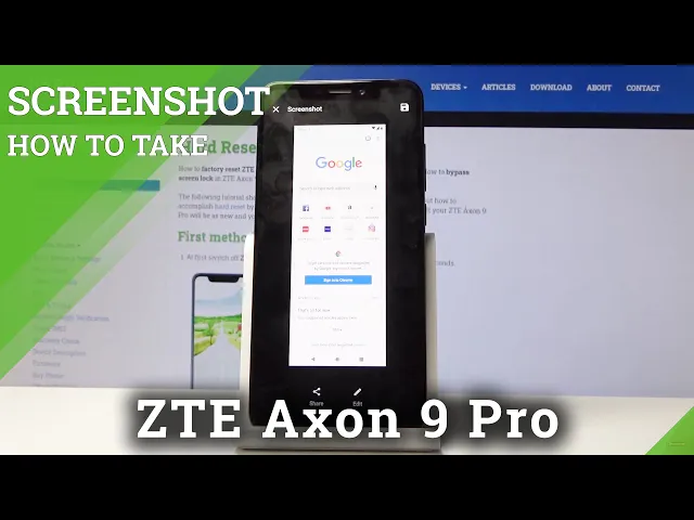Video thumbnail for How to Take Screenshot in ZTE Axon 9 Pro – Capture Desktop