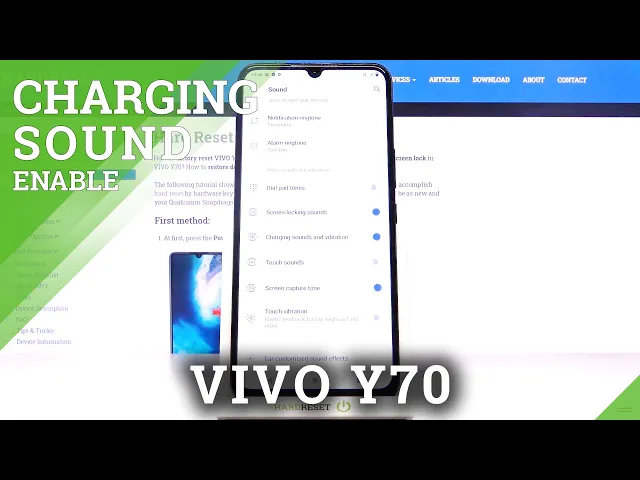 Video thumbnail for How to Customize Charging Sounds in VIVO Y70 – Manage Charging Sounds