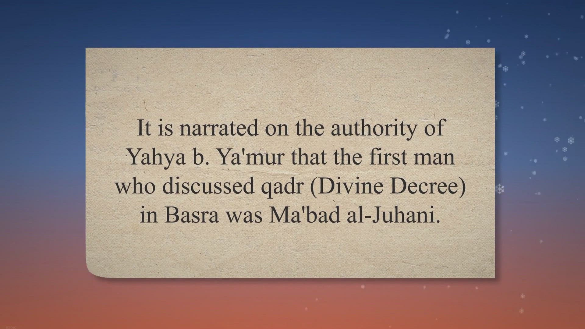 Video thumbnail for Reading of Hadith of Muslim Shareef