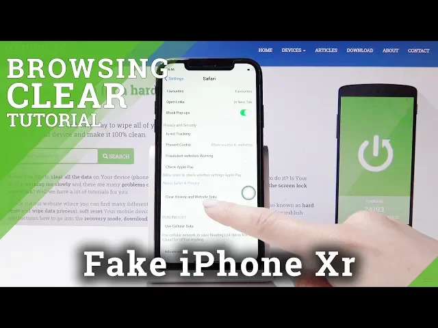 Video thumbnail for How to Clear Browsing Data on Clone of iPhone Xr - Delete History and Cookies