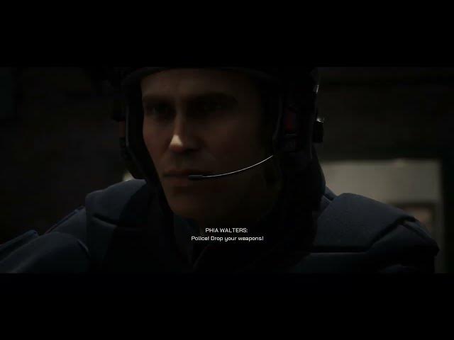Video thumbnail for Robocop: Rogue City Unfinished Business - The Weight of The Badge: Find Suspects: Phia Dies Cutscene