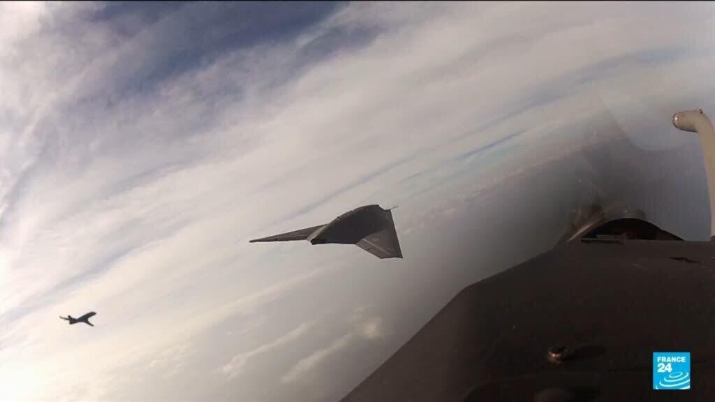'Video thumbnail for France enters race to mass-produce drones'