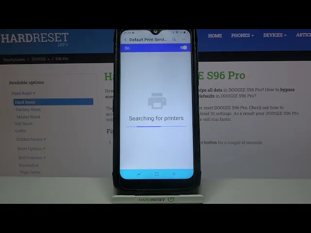 Video thumbnail for How to Pair Printer with DOOGEE S96 Pro – Connect Printer
