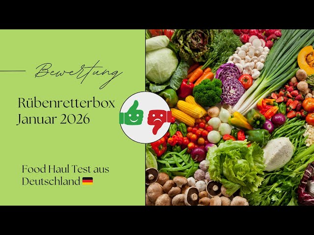 Video thumbnail for 🥕 Rübenretterbox Januar 2026 🌟 – besser als im Dezember? ❄️🤔