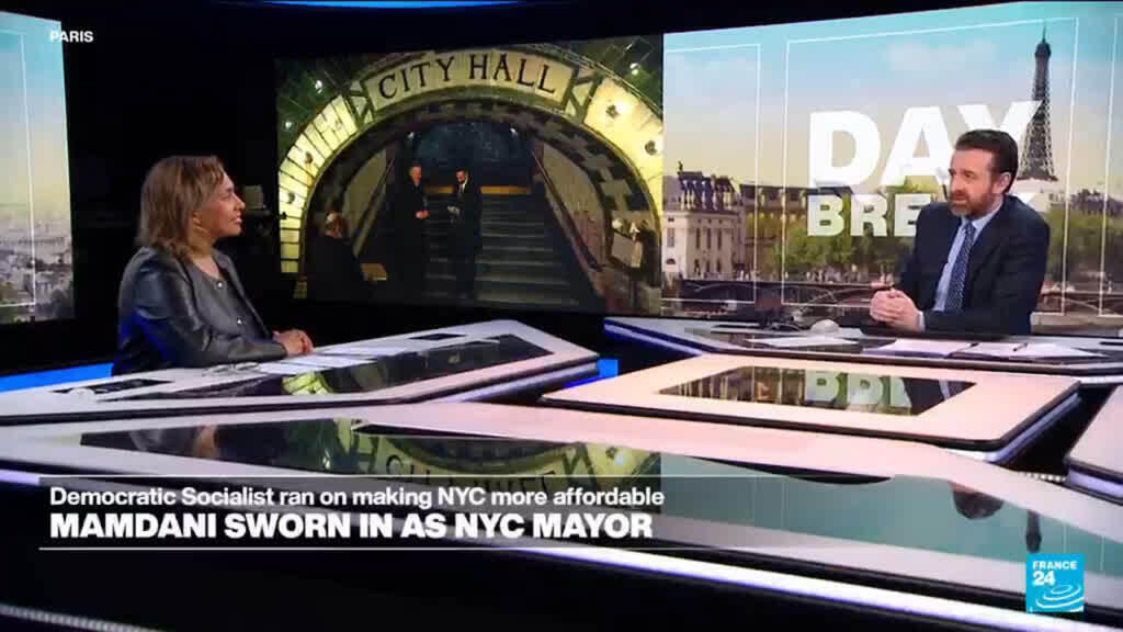 Video thumbnail for Zohran Mamdani sworn in as New York City mayor