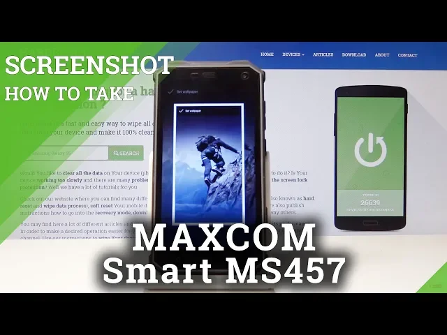 Video thumbnail for How to Take Screenshot in MAXCOM Smart MS457 Strong - Capture Screen