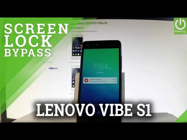 Video thumbnail for LENOVO Vibe S1 HARD RESET / Bypass Password / Recovery Mode