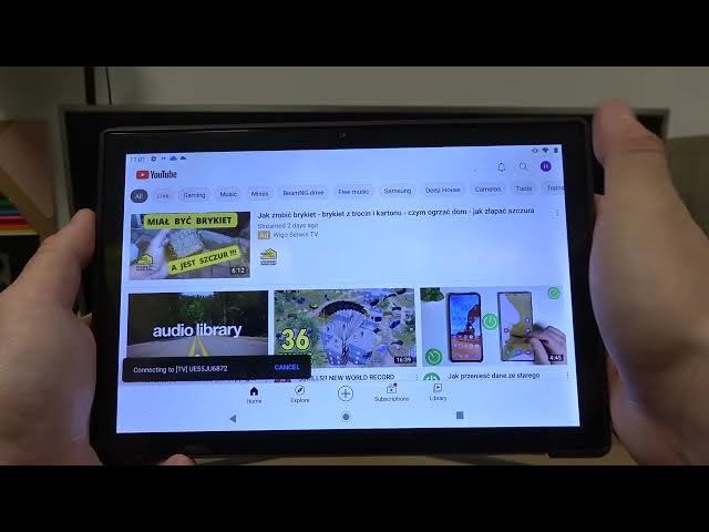 Video thumbnail for How to Screen Cast From YouTube on OUKITEL OKT1?