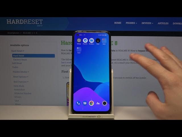 Video thumbnail for How to Take Screenshots Without Buttons on REALME 8 – Gestures Method Screenshot