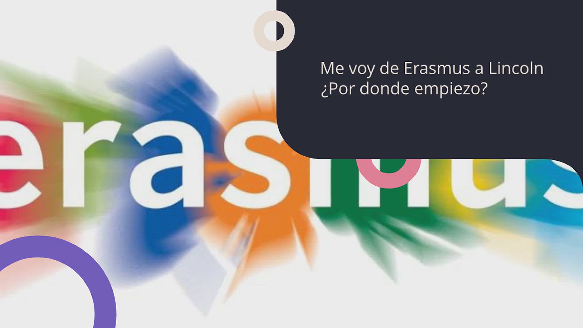 Video thumbnail for Me voy de Erasmus a Lincoln ¿Por donde empiezo?