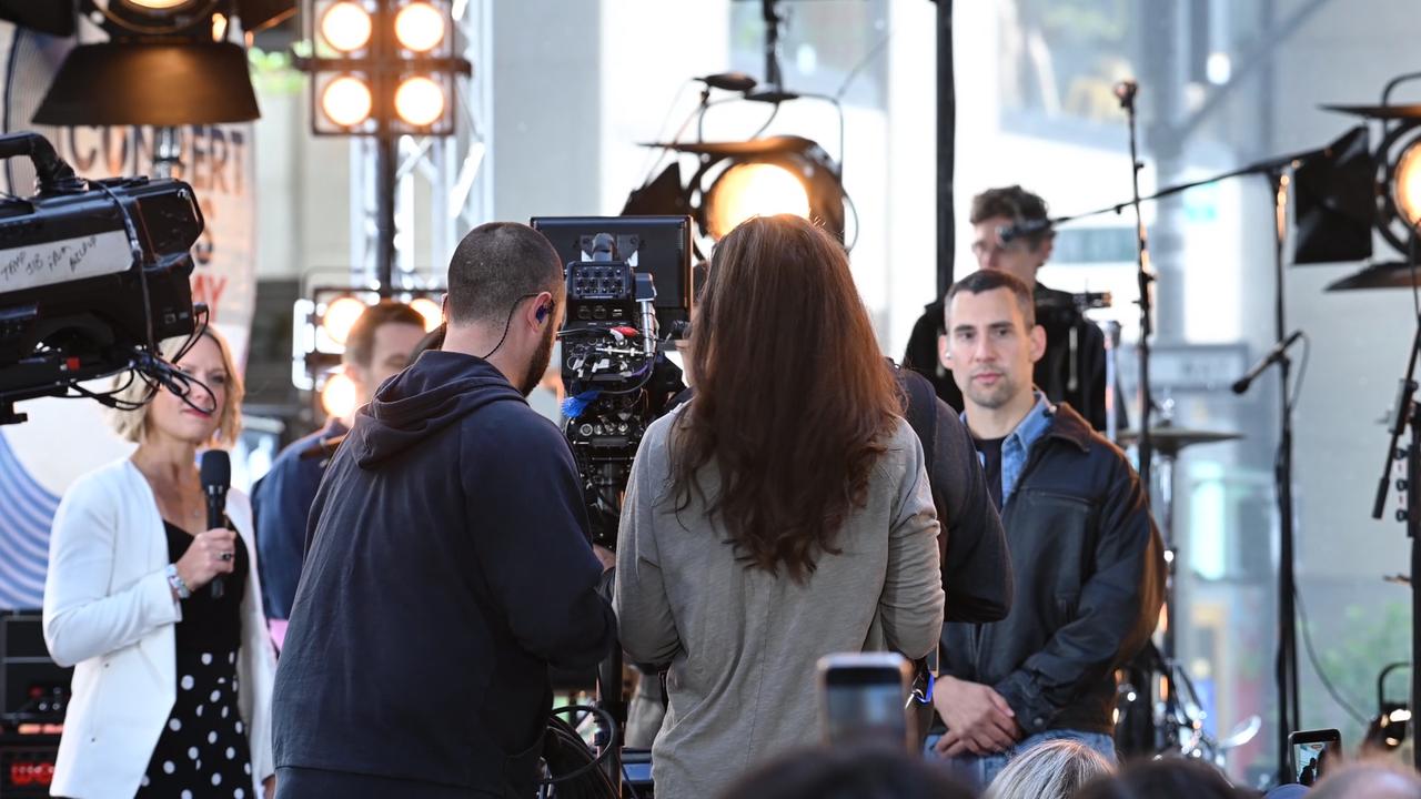 Video thumbnail for NY: Bleachers Perform on NBC Today Show 3.