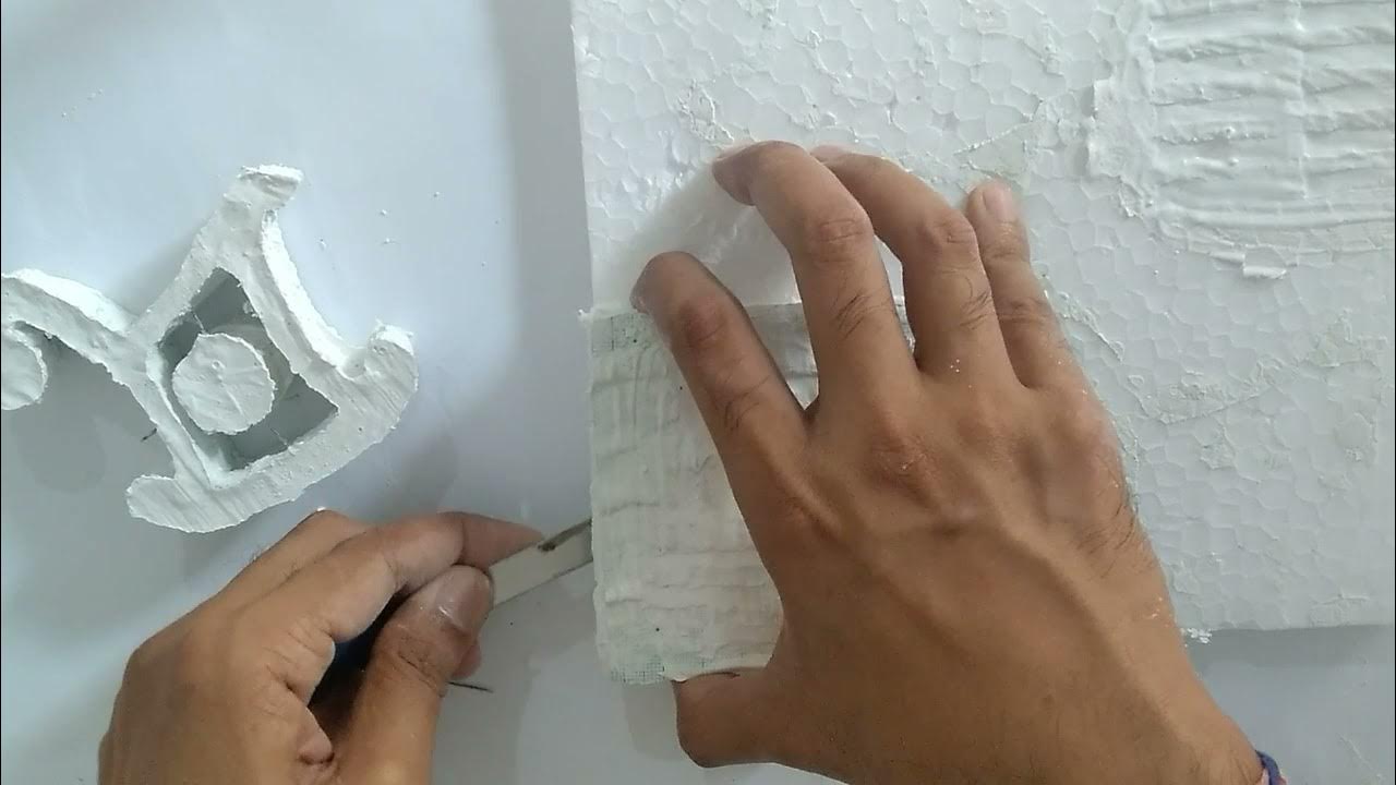 Video thumbnail for DIY Craft | White Cement Craft | Miniature Craft and Art | Do It Yourself Craft using White Cement