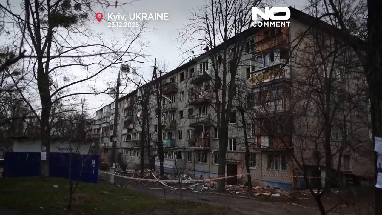 Video thumbnail for Three dead after Russia carries out massive drone attack on Ukraine