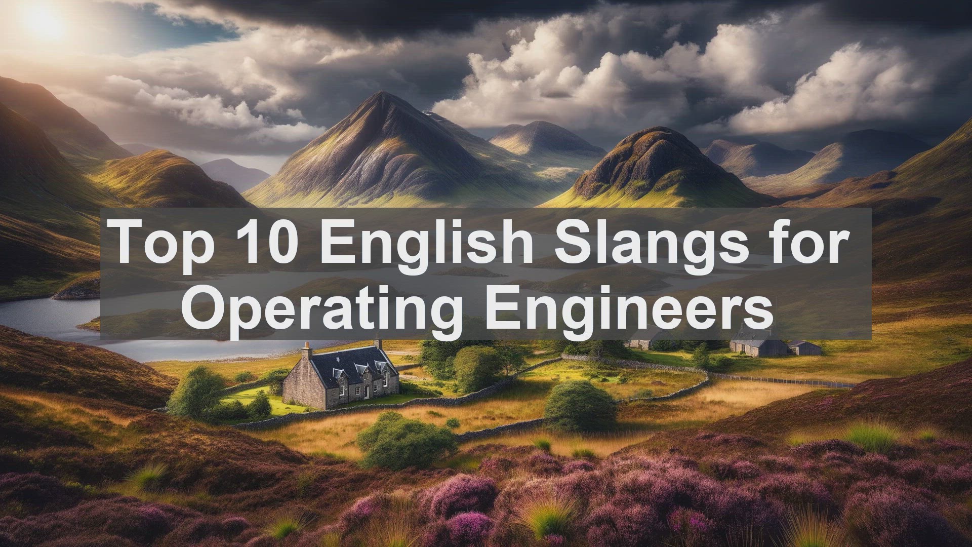 'Video thumbnail for Top 10 English Slangs for Operating Engineers'