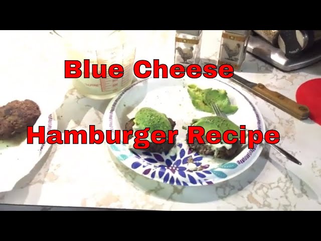 Video thumbnail for Cooking Hamburgers In A Cast Iron Skillet (Blue Cheese Hamburger Recipe)