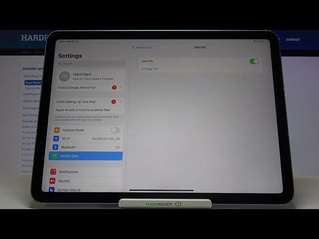 Video thumbnail for APPLE iPad Air 2020 - How To Change Sim Card Pin Code