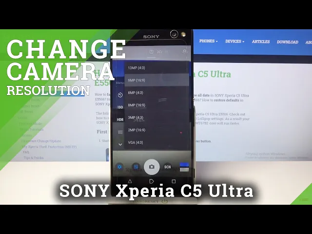 Video thumbnail for How to Change Camera Resolution in SONY Xperia C5 Ultra – Set Photo Resolution