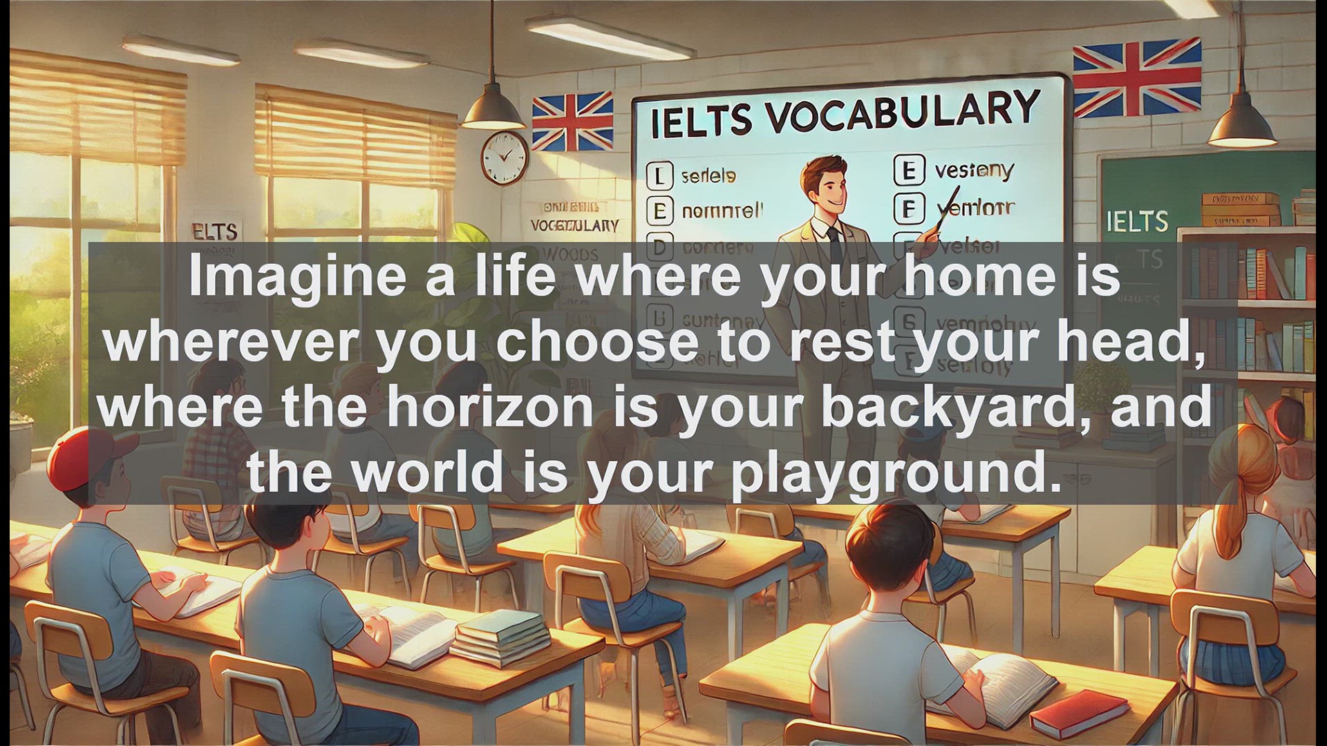 'Video thumbnail for 2000 Must Know IELTS 9.0 Vocabulary - Mastering 'Nomadic' for IELTS 9.0: A Comprehensive Vocabulary Lesson'