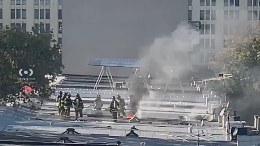 Video thumbnail for Person hurt during 2nd-alarm house fire in Sunset Park
