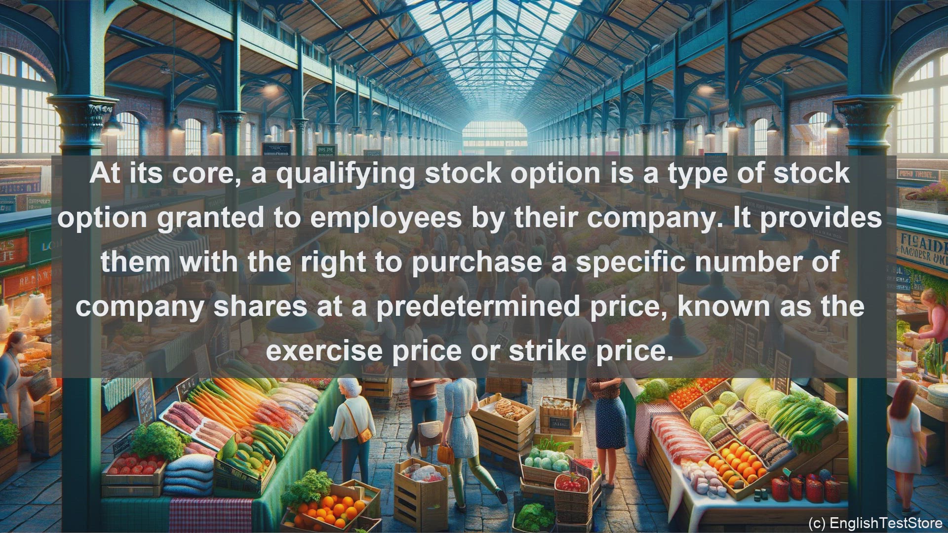 'Video thumbnail for Qualifying stock option in economics and finance'