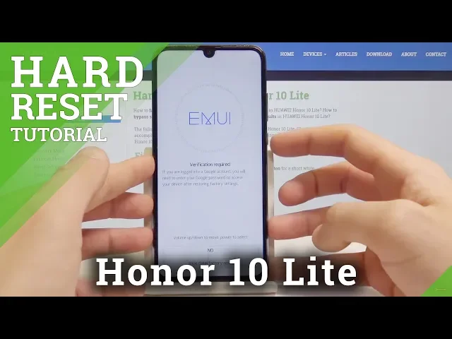 Video thumbnail for How to Hard Reset Honor 10 Lite - Bypass Screen Lock