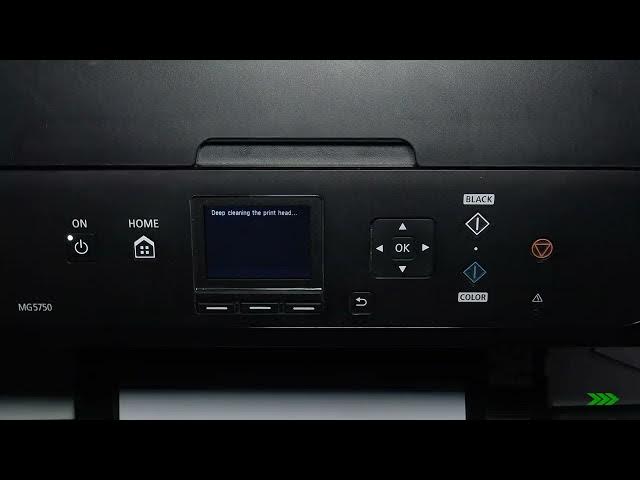 Video thumbnail for How to prepare deep clean printheads on Canon MG5700 / Perform printheads printheads on Pixma MG5750