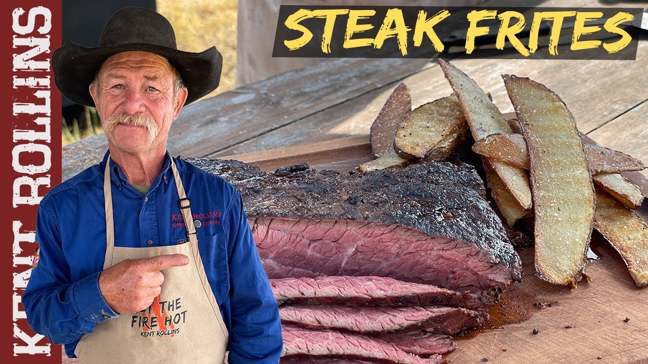 'Video thumbnail for Steak Frites | Hanger Steak and Smoked Steak Fries'