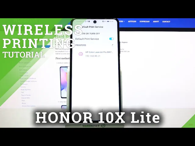Video thumbnail for How to Connect Printer to HONOR 10X Lite – Wireless Printing