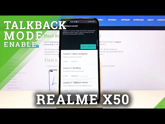 Video thumbnail for How to Enable Talkback in REALME X50 5G - Screen Reader