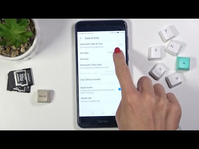 Video thumbnail for How to Change Date and Time on HONOR 8 – Set Up Date and Time