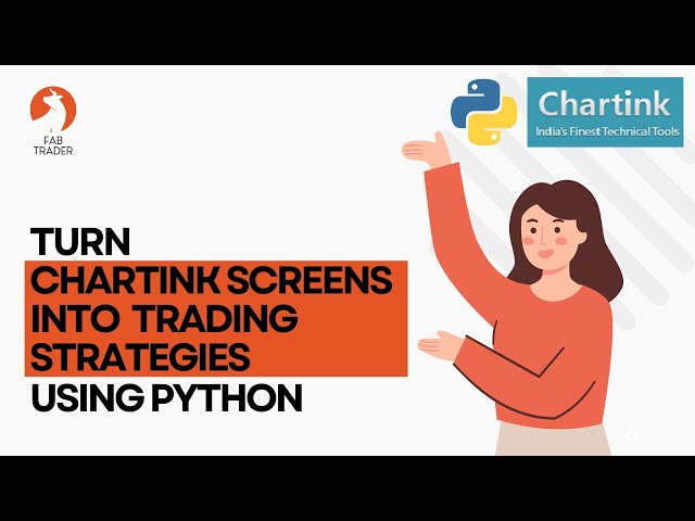 Video thumbnail for How to download Chartink Screener Results using Python | Scrape Chartink Screener Results |FabTrader