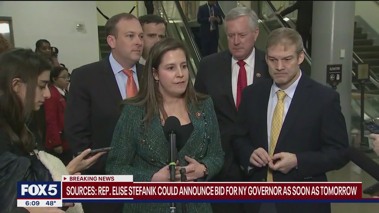 'Video thumbnail for Elise Stefanik expected to announce run for NY governor'