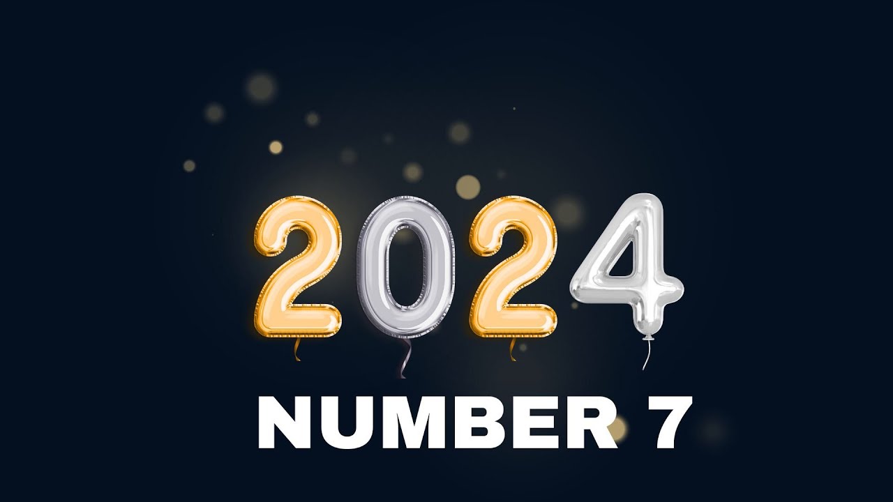 'Video thumbnail for 2024 numerology for number 7 video blog'